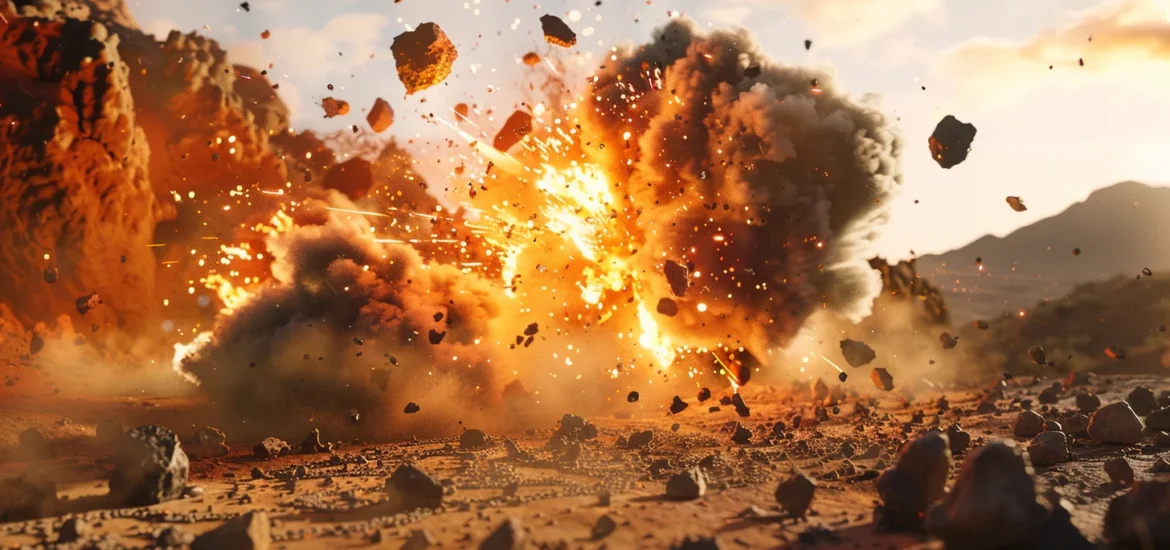 explosion Starship