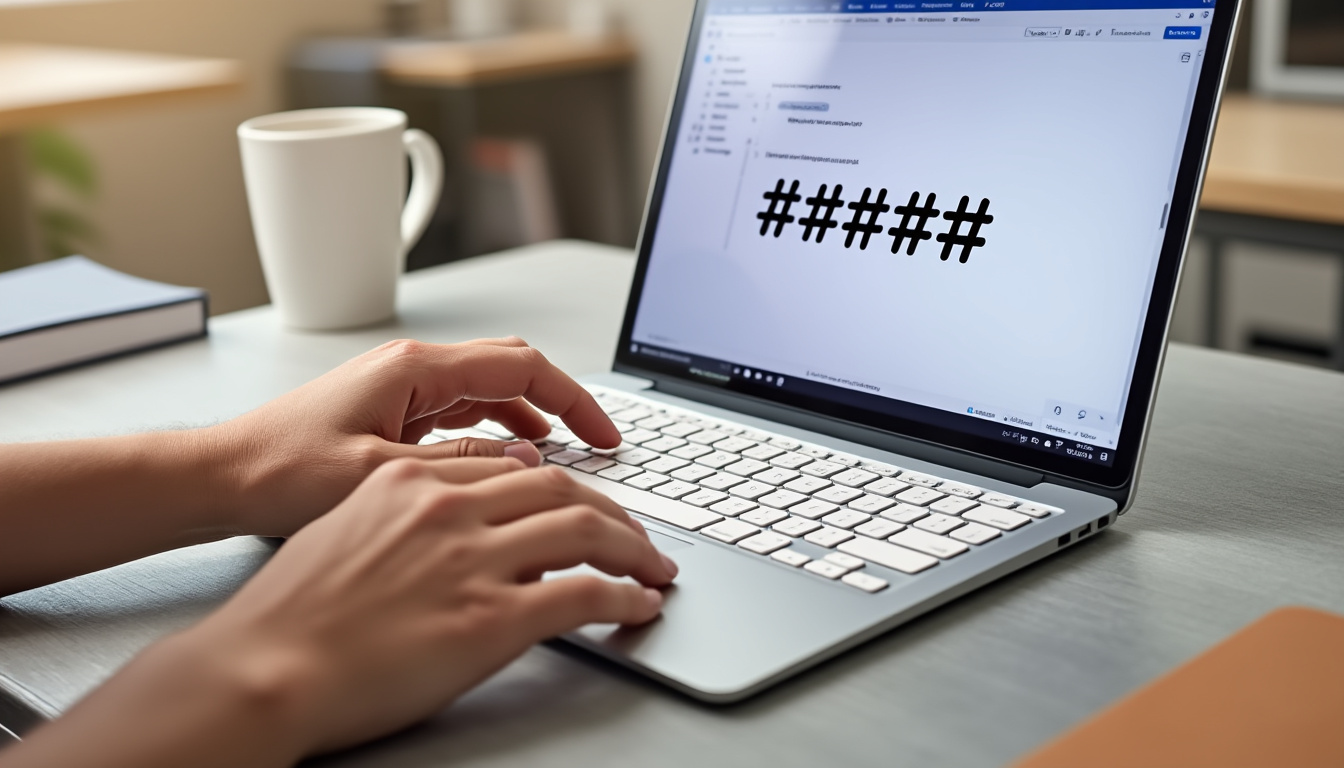découvrez nos astuces simples et efficaces pour faire le hashtag sur pc comme un pro ! maîtrisez le symbole # sur votre clavier et optimisez vos publications en quelques clics.
