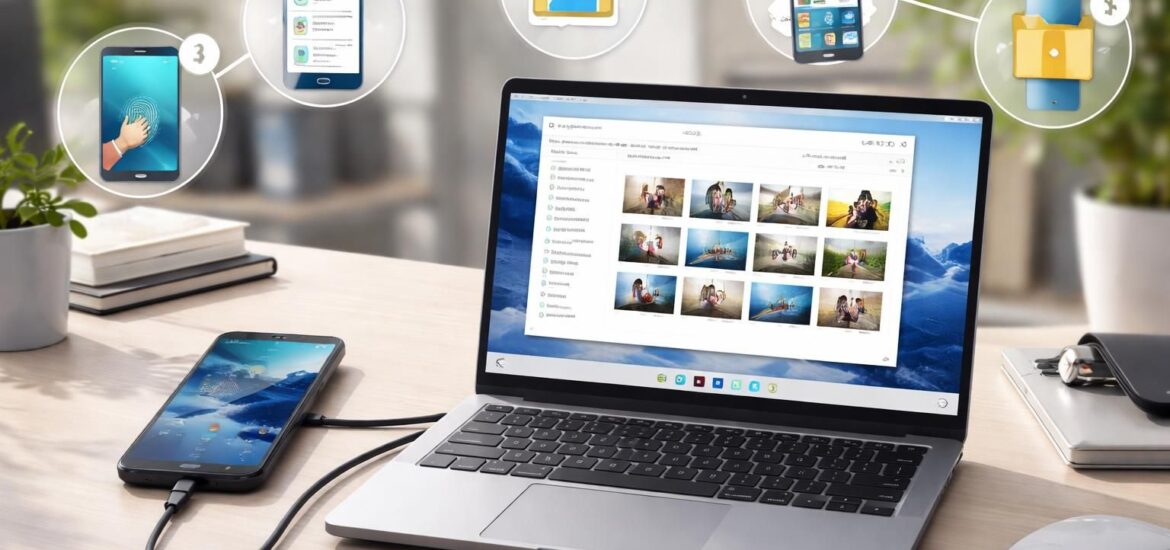 découvrez comment transférer facilement vos photos d'android vers votre pc en 5 étapes simples et rapides. suivez notre guide pratique pour sauvegarder vos souvenirs en toute sécurité.