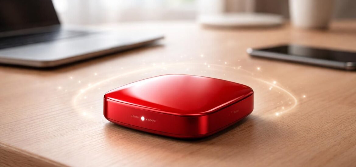 découvrez le freeplug rouge, la solution idéale pour des connexions sans fil fiables et rapides, simplifiant votre installation internet à domicile ou au bureau.